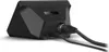 The back of a black audio interface with cables plugged in. Produktbild-Vorschau