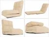 A collage of four images showing a beige floor chair in different configurations. Náhled obrázku produktu