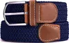 Flechtgürtel Navy, Uni Elastischer Stoffgürtel, geflochten, Produktbild-Vorschau 2