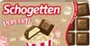 A box of Schogetten Popcorn chocolate bars with popcorn scattered around. Anteprima dell’immagine prodotto