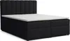 Boxspringbett ROCK 160x200 Stoff Schwarz H4 Produktbild-Vorschau 1