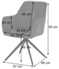 Set di 2 sedie da pranzo HWC-L79, sedie da cucina con Anteprima dell’immagine prodotto 10