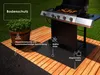 Grill-Unterlage - 100x80 cm - Metall - Schwarz - Feuerfeste Produktbild-Vorschau 7