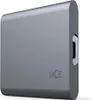 A LaCie external SSD is shown in a studio shot against a white background. Produktbild-Vorschau