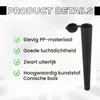 8er-Set Aufbewahrungsdosen für Joints, wasserdicht, 120 mm, schwarz Vista previa de la imagen del producto