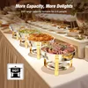 WARMOUNTS Chafing Dish Buffet Set 4er, 5 QT (ca. 4,7 L) Produktbild-Vorschau 2