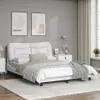 The Living Store Bettgestell mit LED Weiß 140x200 cm Produktbild-Vorschau 6