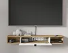 Homlando szafka RTV Icarus 156 wisząca dąb artisan biała Podgląd zdjęcia produktu 3