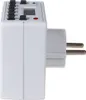 A white digital timer plug adapter with a European plug. Produktbild-Vorschau