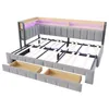 Merax Tagesbett Polsterbett 90x200cm mit Ausziehbett Produktbild-Vorschau 10
