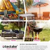 Camping Klapptisch aus Aluminium 75x55x68cm - grau Produktbild-Vorschau 6