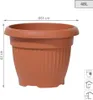 Okrągła doniczka TERRA 55 cm - Kolor: terakota Podgląd zdjęcia produktu 4