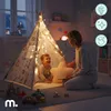 Tente tipi Mamabrum pour enfants avec tapis, coussins et Voir les images du produit 5