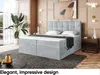 MEBLINI Boxspringbett mit Bettkasten - 200x220 - Produktbild-Vorschau 3