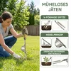Handjätgerät für den Garten, Unkrautstecher Edelstahl, Produktbild-Vorschau 4