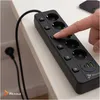 Reagle Ciabatta elettrica 3m 5 prese & 3 USB (1x USB-C), Anteprima dell’immagine prodotto 6
