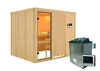 Karibu Sauna Heimsauna Innensauna KALLE 7 68mm Wandstärke Produktbild-Vorschau 5