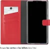 Selencia Bibliothèque en cuir véritable pour le Samsung Voir les images du produit 4