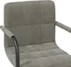 vidaXL Sgabello da bar in velluto grigio chiaro Anteprima dell’immagine prodotto 7