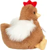 A plush toy hen sitting on a white background. Anteprima dell’immagine prodotto