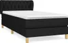 vidaXL Boxspring posteľ s matracom čierna 90x190 cm látka Náhľad obrázku produktu 1