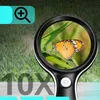 Loupe 10x avec éclairage LED (18 diodes) et grand verre Voir les images du produit 10