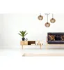 Moderne Led-Deckenhängelampe Aus Holz Produktbild-Vorschau 5