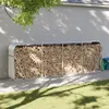 vidaXL Přístřešek na palivové dřevo stříbrný 300x45x100 cm Náhled obrázku produktu 2