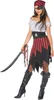 A woman wearing a pirate costume, holding a sword. Anteprima dell’immagine prodotto