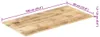 vidaXL Blat z litego drewna mango 15-16 mm 100x60 cm Podgląd zdjęcia produktu 7