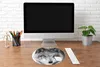 MuchoWow® Mauspad Mousepad Wolf mit verschneitem Kopf in Produktbild-Vorschau 4