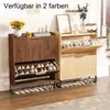 FCH Schuhschrank, Schuhregal, 2 Kippeimer, Gittertür, Produktbild-Vorschau 9