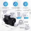 Whirlpoolpumpe 0,9 kW Zirkulationspumpe SPA-Pumpe mit CE Produktbild-Vorschau 4