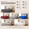 Microfaser Marke Spannbettlaken  120 x 200 cm + 30 cm Produktbild-Vorschau 8