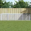 Möbel Glamour Hühnerkäfig mit Dach Anthrazit 403x98x90 cm Produktbild-Vorschau 1