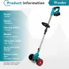 Akku-Rasentrimmer, Akku-Unkrautvernichter mit 2 Akkus, Produktbild-Vorschau 4