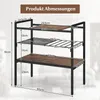 COSTWAY Schmaler Beistelltisch mit Ablage, Regal, Produktbild-Vorschau 7