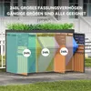 Abri pour poubelles avec jardinière, armoire de jardin à 3 Voir les images du produit 11