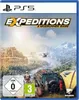 The cover art for the PS5 game 'Expeditions - A MudRunner Game' shows an off-road vehicle in a mountainous, natural landscape. Produktbild-Vorschau