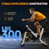 Heimtrainer Fahrrad für zu Hause – leises Fitnessbike mit Produktbild-Vorschau 2