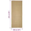 vidaXL Dywan naturalny sizal 100x250 cm Podgląd zdjęcia produktu 12
