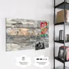 Magnettafel 90x60cm Pinnwand Whiteboard beschreibbar - Produktbild-Vorschau 4