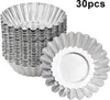 30 Stücke Ei Torte Form aus Aluminium, Eierkuchenform, Mini Produktbild-Vorschau 1