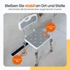 Goliving Verstellbarer Duschstuhl - Abnehmbare Arm- und Produktbild-Vorschau 8