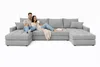 Aurelia U Wohnlandschaft – Ecksofa in U-Form mit Produktbild-Vorschau 2