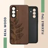kwmobile Handyhülle für Samsung Galaxy A56 5G Hülle Holz - Produktbild-Vorschau 4