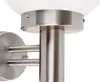 Moderne Außenwandleuchte Stahl Edelstahl IP44 Sfera Produktbild-Vorschau 6