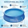 Summer Waves Quick Up Pool Piscina fuori terra Piscina con Anteprima dell’immagine prodotto 9