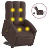 Elektrischer Massagesessel mit Aufstehhilfe Dunkelbraun Produktbild-Vorschau 1