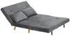 HOMCOM slaapbank, 2-zits sofa met bedfunctie, uitslaapbare Productafbeelding-voorbeeld 1